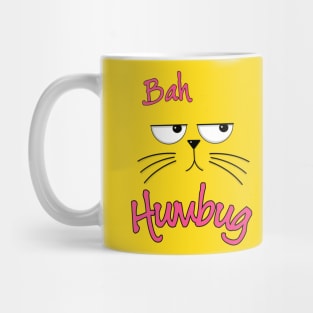 Bah Humbug Grumpy Face Mug